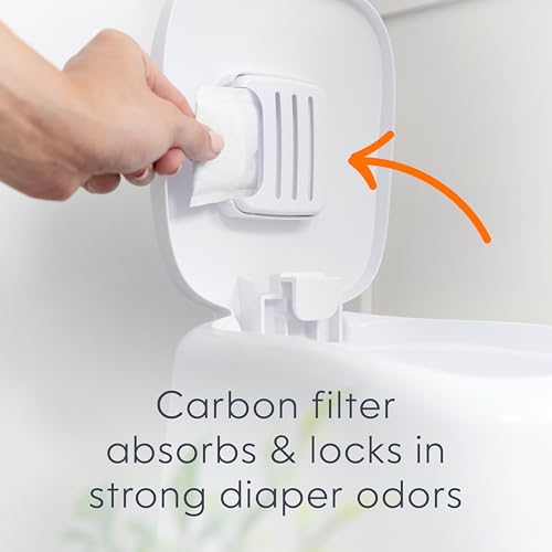 Diaper Genie Registry Gift Set with Complete Diaper Pail, Refills & Carbon Filter - BD231