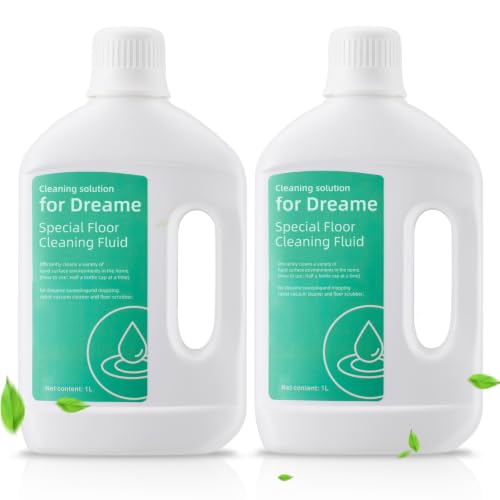 2 Pack Floor Cleaning Solution for Dreame Robot Vacuums | Eco-Friendly & Streak-Free