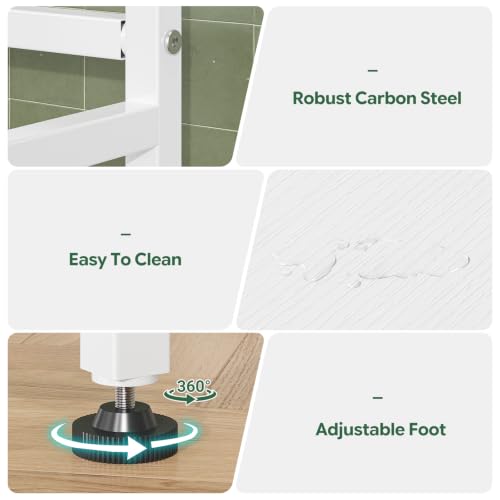 Over Toilet Storage Cabinet with 2 Fabric Drawers - Space Saver Organizer