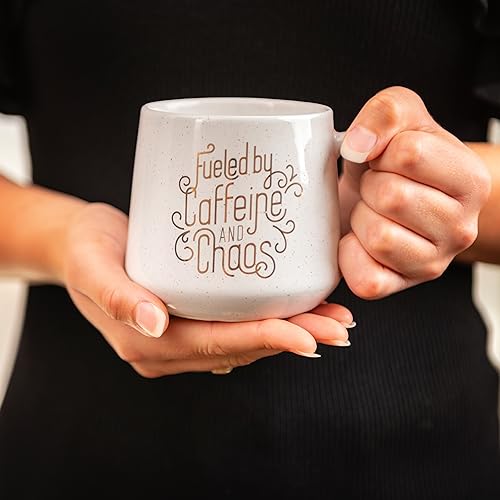 Karma 16 oz Chic Ceramic Coffee Mug Good Morning Sunshine - Cute and