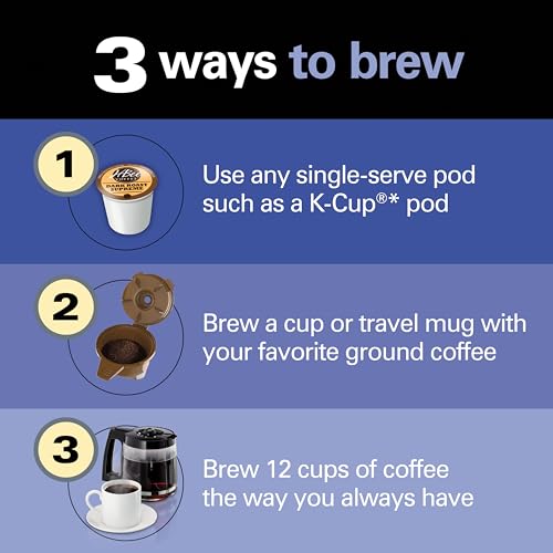 Hamilton Beach FlexBrew Trio 2-Way Coffee Maker Black Gen 3 - Single & Drip Brew