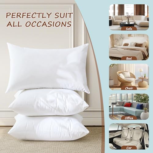 Artscope Synthetic Down Pillow Insert, 20x20 Throw Inserts Set of 2
