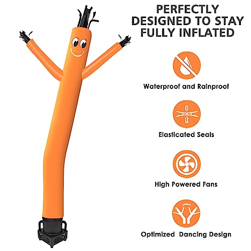 Fly Puppet Dancer Set with 6FT Inflatable Tube and 1/3HP Blower - Orange