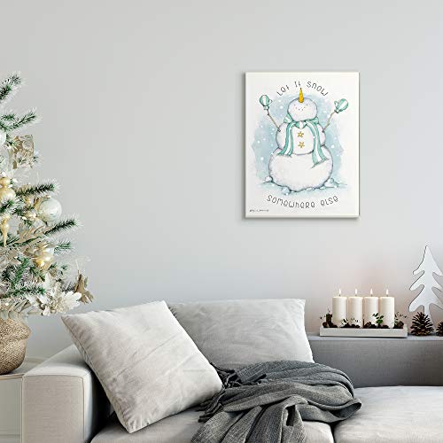 Nautical Snowman Humor Wall Plaque 13x19 in — Stupell Industries