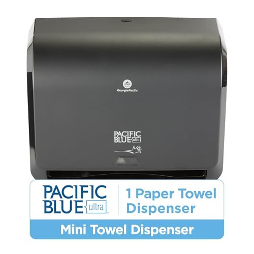 Automatic Touchless Paper Towel Dispenser for Small Spaces, Black