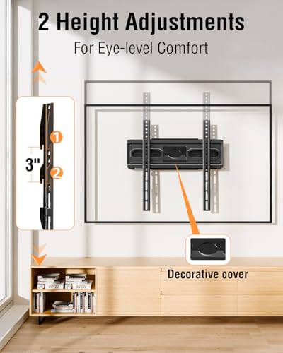 Full Motion TV Wall Mount for 26-65 Inch TVs - Max VESA 400x400, 99 lbs - Variation of THIS listing