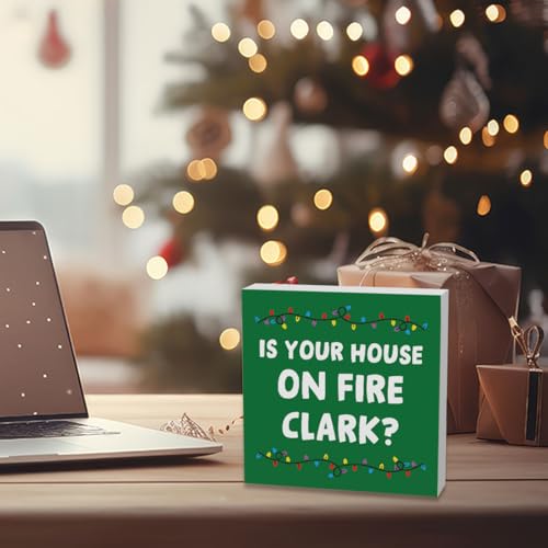 XFW National Lampoon's Christmas Vacation 5x5 Inch Sign – Holiday Decor, Movie Quote