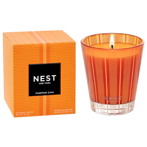 NEST New York Pumpkin Chai Scented Candle - Fall Cozy Home Fragrance