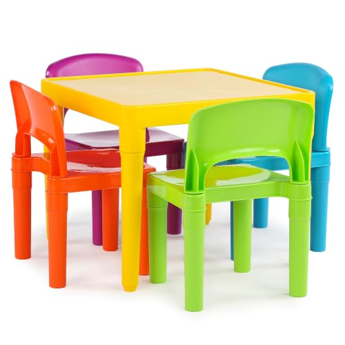 Humble Crew Toddler Table and Chair Set for Kids, Indoor Outdoor,