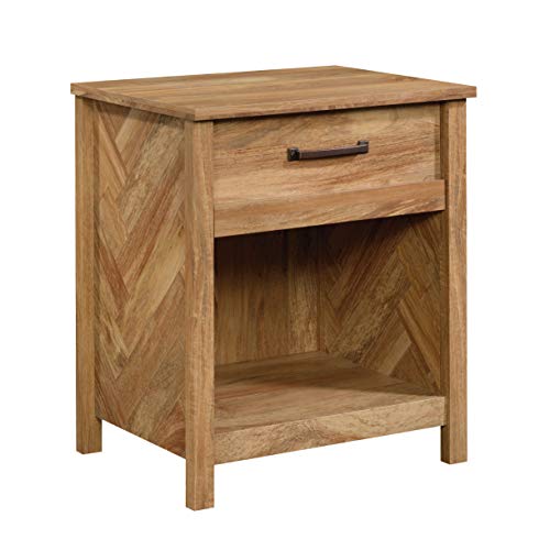 Sauder Cannery Bridge Nightstand with Spacious Drawer - Sindoori Mango Finish