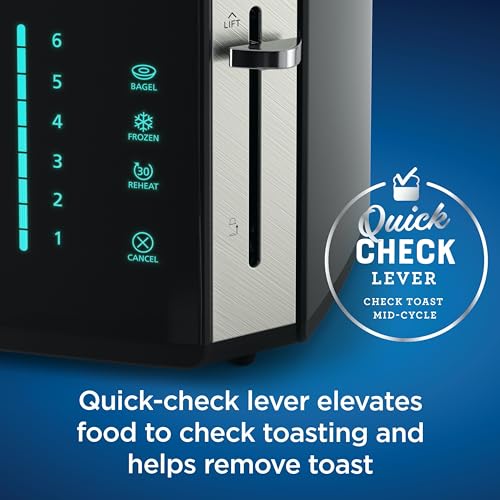 Oster 4-Slice Touch Screen Stainless Steel Digital Toaster - 6 Shade Settings