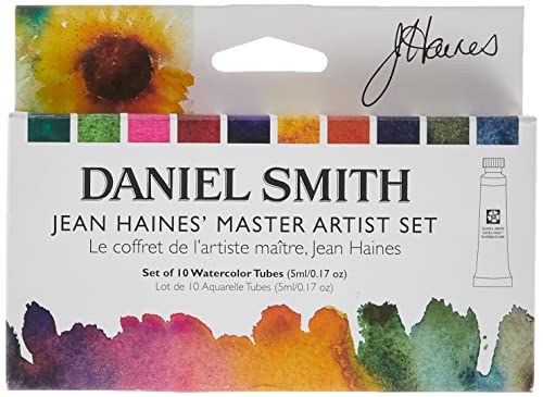 Daniel Smith Watercolor Paint Set - Jean Haines Master Artist 10 Colors, 5ml Tubes, Paint (Variation of THIS listing)