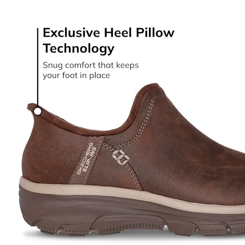 Skechers Women's Easy Going Modern Hour Slip-Ins - 8 Chocolate