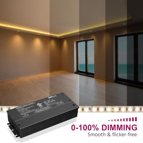 100W 24V Dimmable LED Driver - 5-in-1 AC to DC Transformer, Version 1