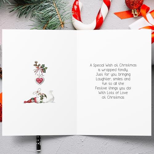 IDU Grandson Christmas Card - Funny Holiday Greeting for Grandson