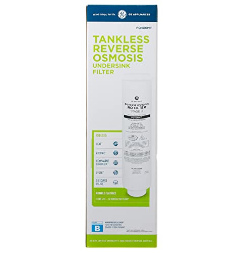 GE FQ400MT Reverse Osmosis Under Sink Water Filter Replacement for PXRQ400T System