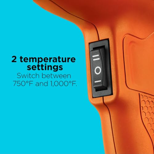 Black & Decker Heat Gun for Crafts - Dual Temperature Corded 1000°F, 1350W - One Size