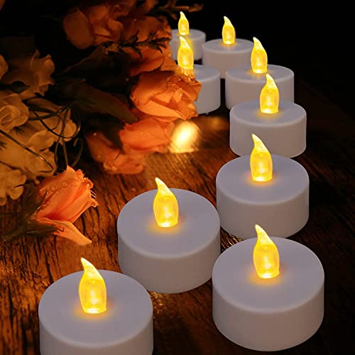 150 Pack Flameless LED Tea Lights Candles Flickering Warm Yellow - Long Battery Life