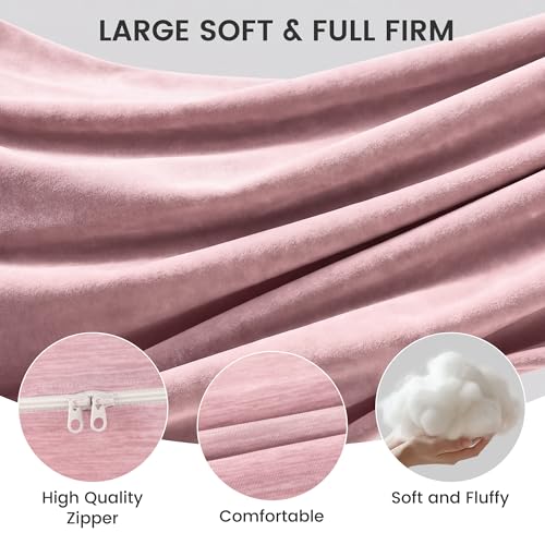 Pregnancy Pillow for Sleeping - 59 Inch Maternity Support Body Pillow with Removable Washable Cover - Pink Variation of THIS listing