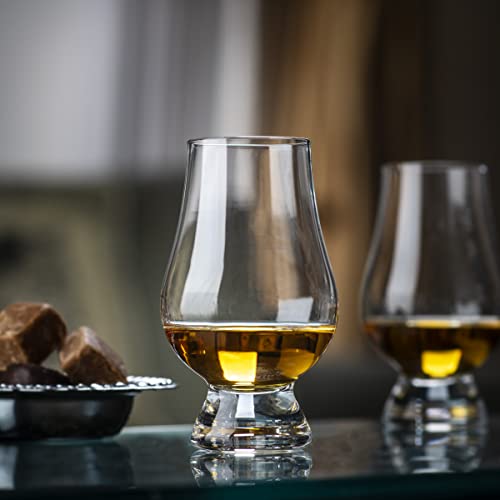 Glencairn Crystal Whiskey Glass Set of 6 - Premium Scotch & Bourbon Tasting Glasses