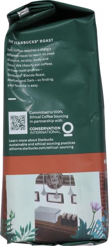 Starbucks Ground Coffee - Medium Roast Pike Place Roast for Hot or Iced Coffee | 12 oz