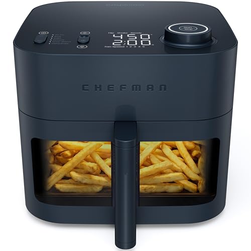 Chefman Crispinator Air Fryer 6-in-1 with 8 Qt capacity, 450°F Max
