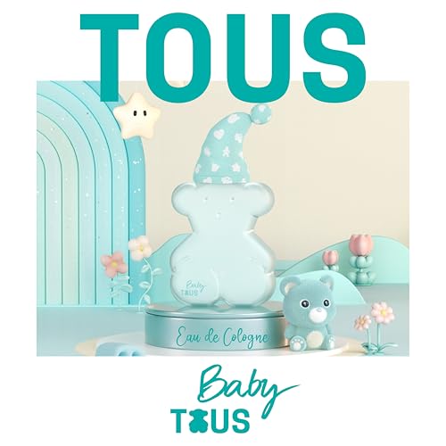 TOUS Baby Cologne - Gentle Fresh Scent for Boys & Girls, 3.4 Fl Oz - Baby Gift - TOUS Baby