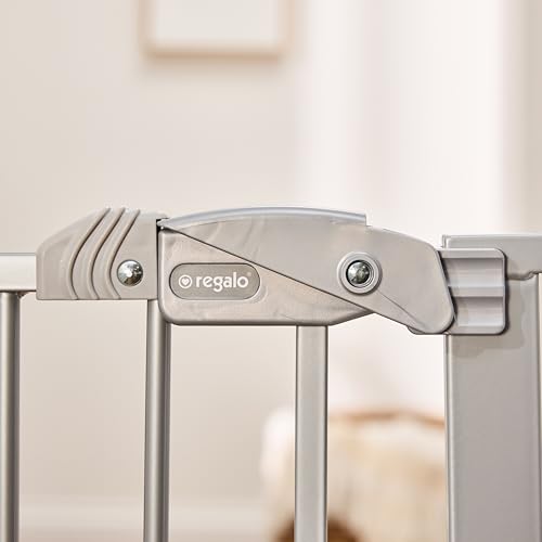 Regalo Platinum 36-Inch Extra Tall Baby Gate for Doorways & Stairs, 29-36.5" Width