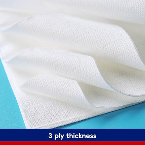 600 Gold Disposable 3 Ply Paper Dinner Napkins, Guest Hand Towels