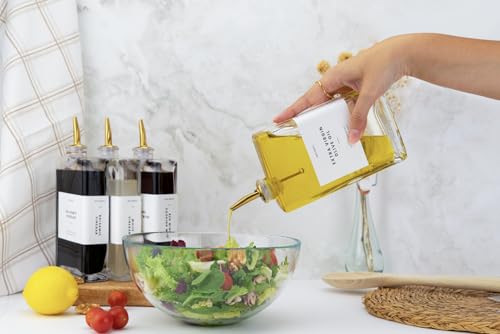 Molimoli Olive Oil Dispenser Bottle for Kitchen, Automatic Pourer,