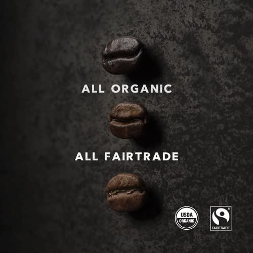 Organic Dark Roast Coffee Beans 35.2oz - Fairtrade, Kosher, Whole Bean