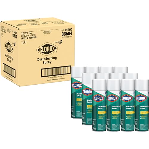 Disinfecting Spray with Fresh Scent - 19 Ounce, Pack of 12 - EPA Registered
