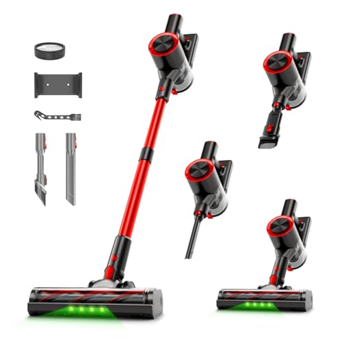 Clinkal Cordless Stick Vacuum Cleaner 38KPa Powerful Suction Lightweight