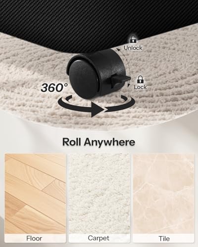 Black 150L Double Laundry Basket with Wheels & Lid - Household Sorter