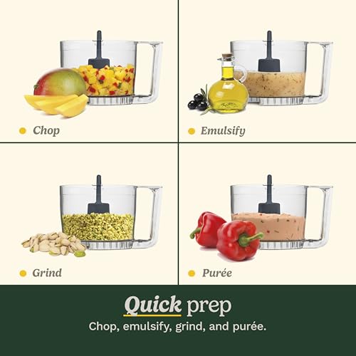 Cuisinart Mini Food Processor Brushed Chrome 3-Cup Capacity with Reversible Blade