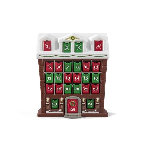 Kids Interactive Advent Calendar with Refillable Toy Bins - Holiday Christmas Toy for Toddlers 1.5+ Years