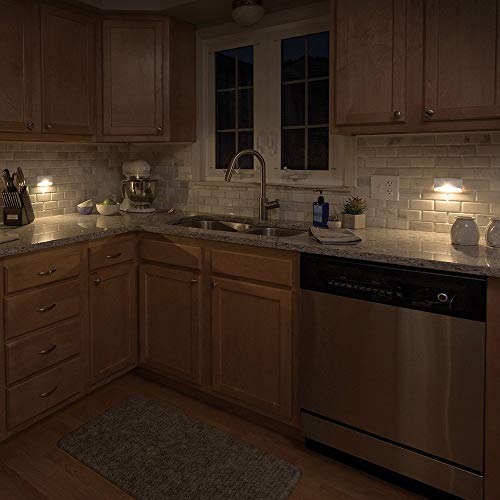 Wireless Battery-Powered LED Night Light - Motion Sensor, 3-Pack for Bedroom, Stairs, Nursery, Kitchen