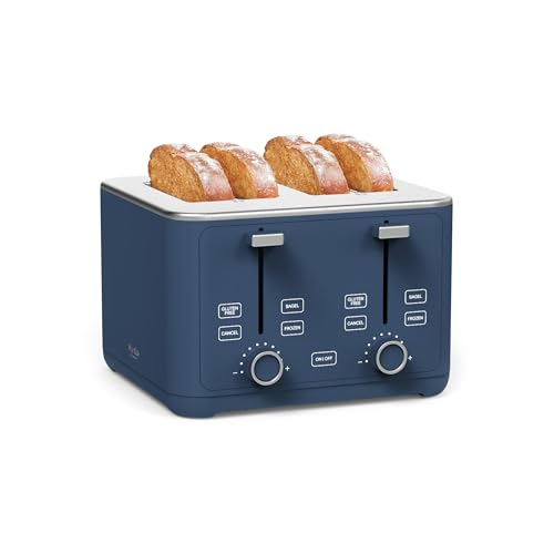 4-Slice Toaster with 10 Shade Settings and 3 Presets - Indigo Blue (Variation)