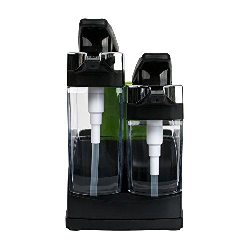 Sink Sider Duo Soap Dispenser with Sponge - Black & Chrome Plating