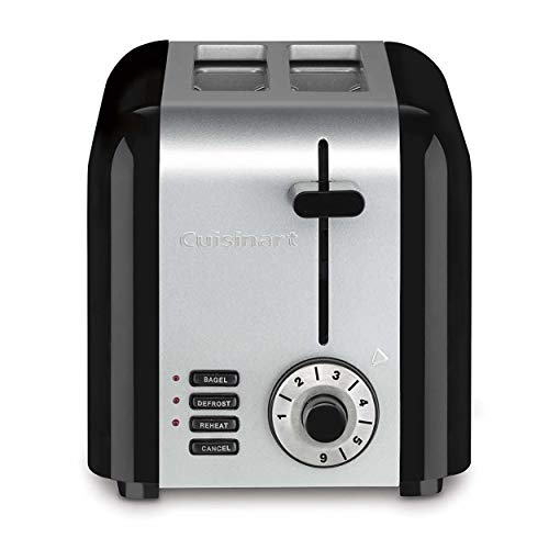 Cuisinart 2-Slice Toaster CPT-320P1, Compact Stainless Steel Kitchen Appliance