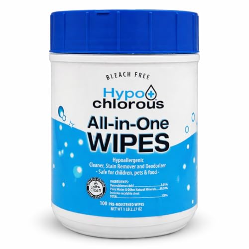 Hypochlorous Acid Wipes 2-Pack, 200 Count Bleach-Free
