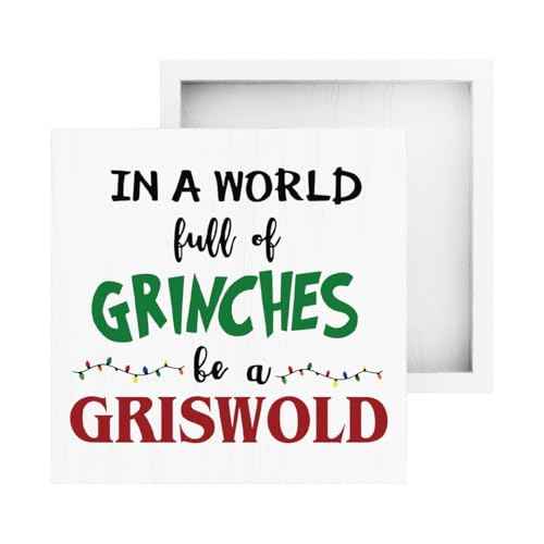 Christmas Vacation Decorations for Office Table Funny Xmas Vacation Decor for Living Room Christmas Holiday Decor Room 5 X 5 Inches