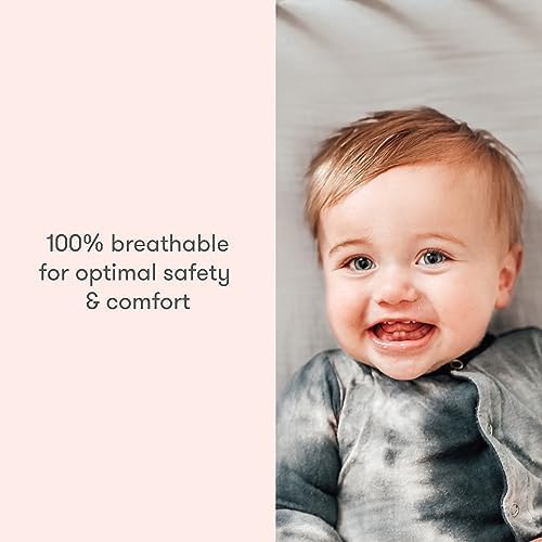 Newton Baby Fitted Crib Sheet - Ultra Breathable Organic Cotton, Soft & Comfortable | 2-Pack, Plain White