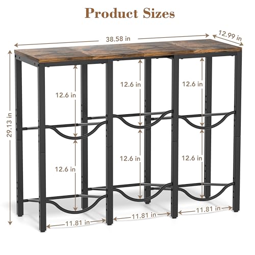 VINAEMO 5 Gallon Water Jug Holder with Large Top Shelf & 6 Slots - Heavy-Duty Water Bottle Storage Rack for Home & Office