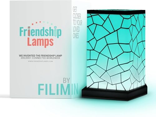 Friendship Lamp® by Filimin Single - Wi-Fi Touch LED Light for Long-Distance Connection