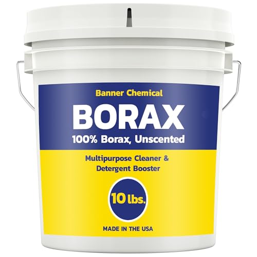 Pure Borax Multi-Purpose Cleaner 10 lbs - Eco-Friendly Household & Laundry Boost