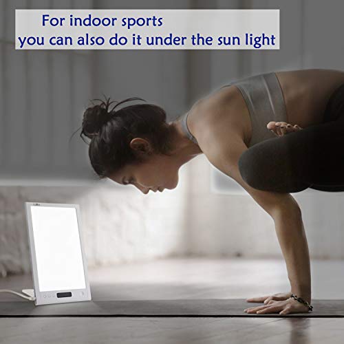 Sunrise Light Therapy Alarm Clock with APP Control - 12000 Lux, Dawn Simulator, Wake Up Happy - Variation: With APP