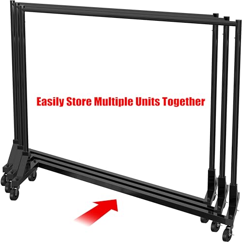 Black Industrial Garment Rack 63" W Heavy-Duty Steel Clothing Organizer