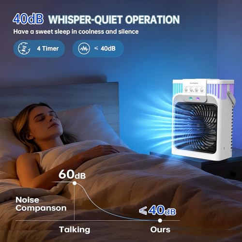 Portable Air Conditioenrs, Evaporative Cooler with Remote Control,