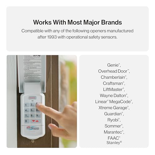 Genie Universal Wireless Garage Door Keypad - Compatible with LiftMaster & More